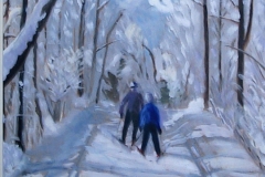 Ridge Road  Skiers